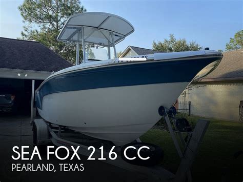 Used 2011 Sea Fox 216 Cc Pearland Texas