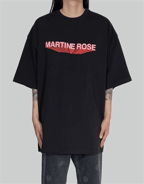 Martine Rose Logo Oversized T Shirt 082plus