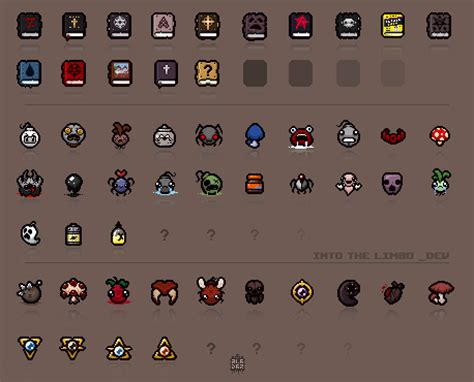 All Sprites And Resprites For A Mod So Far 8 The Binding Of