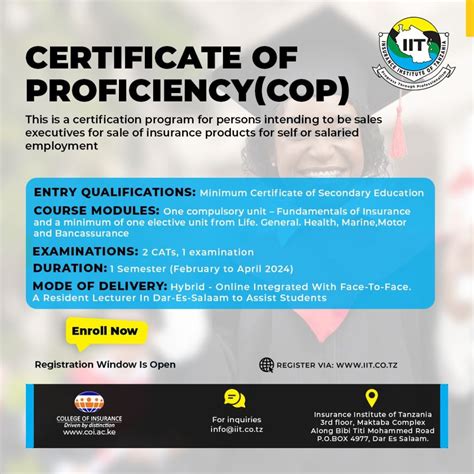 Apply For Certification Of Proficiency Cop Program Iit