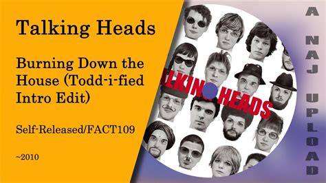 Talking Heads Burning Down The House Todd I Fied Intro Edit Youtube