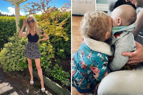 Rosanna Davison Shares Sweet Snap Of Sophia Cuddling Brother Hugo And Says She Thinks World Of