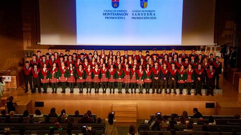 Actos de graduación de los colegios Sansueña y Montearagón