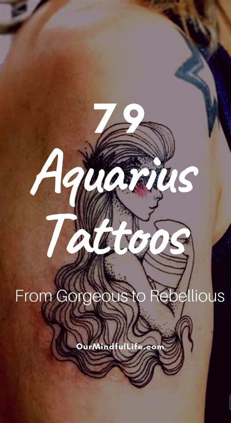 79 Aquarius Tattoos From Gorgeous To Straight Up Rebellious Aquarius Facts