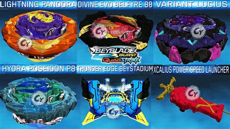 Huge Update Pandora P Divine Belfyre B Beyblade Burst Quad Strike Pro