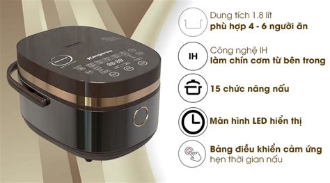 Nồi Cơm điện Cao Tần Kangaroo Kg599n 18l Kangarooshopping