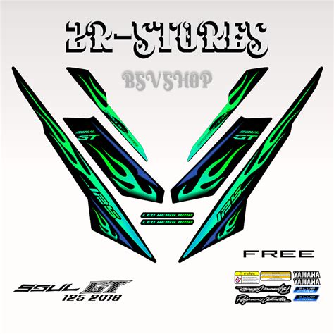 Striping Soul Gt Sticker Mio Soul Gt Robot Aks Variation Of