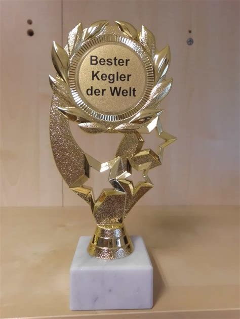 Kegeln Pokal Geschenk Bester Kegler Der Welt Geburtstag