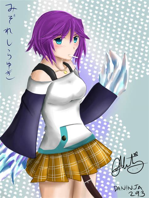 Mizore Shirayuki Vampire +Rosario by daninja293 on DeviantArt