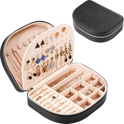 Amazon Procase Travel Size Jewelry Box Large Portable Seashell