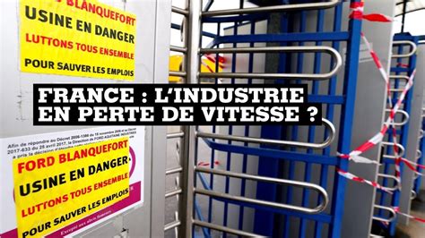 France lindustrie en perte de vitesse Info éco