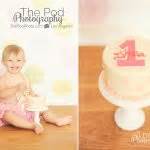 Best First Birthday Cake Smash Photographer Los Angeles Baby Portrait