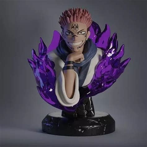 Archivo Stl Impresi N D Jujutsu Kaisen Ryomen Sukuna Bust En Venta