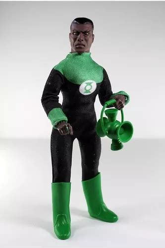 Mego Linterna Verde Dc 20cm Muñeco Articulado Juguete Figura