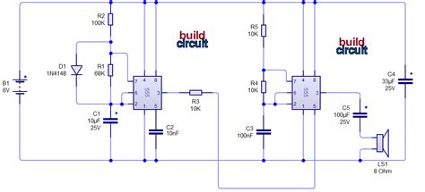 Police Siren Circuit Diagram Using Transistor