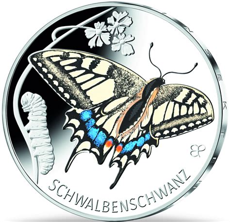 Euro Deutschland Schmetterling M Nze Unc Romacoins