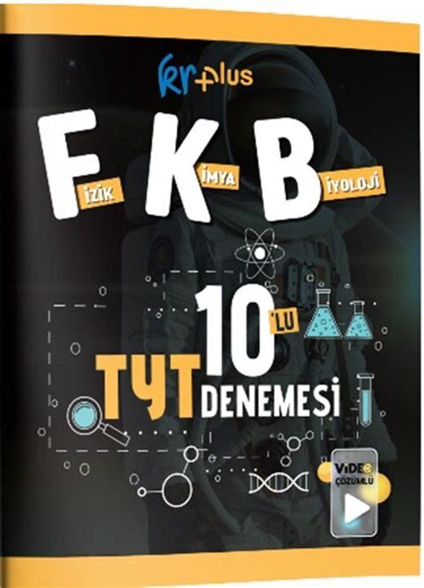 KR Plus TYT Fizik Kimya Biyoloji FKB 10 Lu Deneme Komisyon