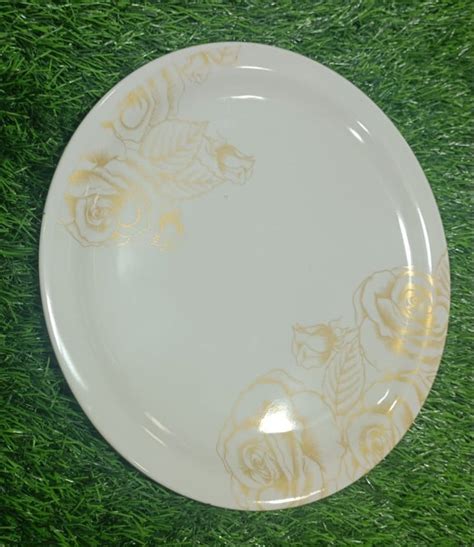 Dolphin Crown 12inch Melamine Printed Dinner Plate At 70 Piece