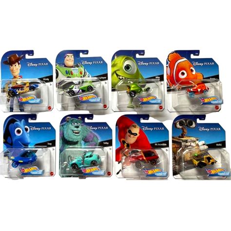 Hot Wheelscollectors Disney Pixar Character Cars Complete Set Of 8 Desertcart INDIA