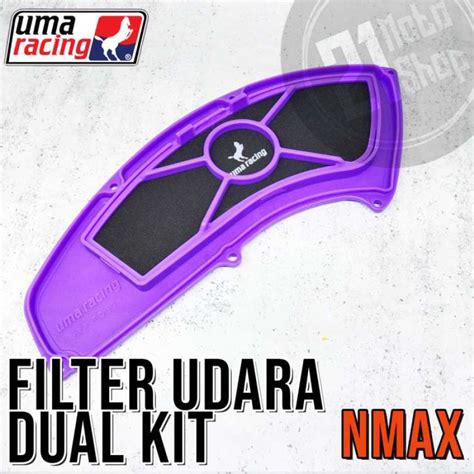 Jual Air Filter Udara Dual Kit Uma Racing Nmax Original Motoshop