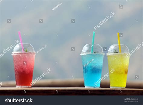 Set Of Refreshing Drinks Stock Photo 94363348 Shutterstock