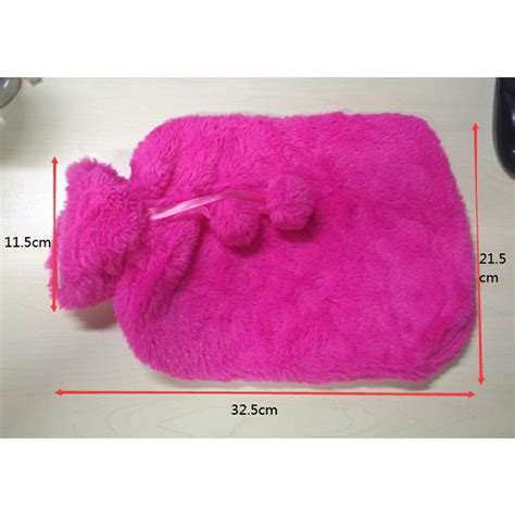 Dropshipping 2L Large Hot Water Bottle Quality Hot Water Bottles With Soft Warm Plushy Cover