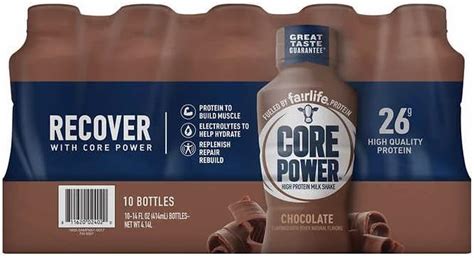 Fairlife Core Power 26g High Protein Chocolate Shake 14 Fl Oz Pack Of 10