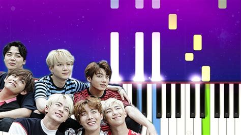 Bts 방탄소년단 On Piano Tutorial Youtube