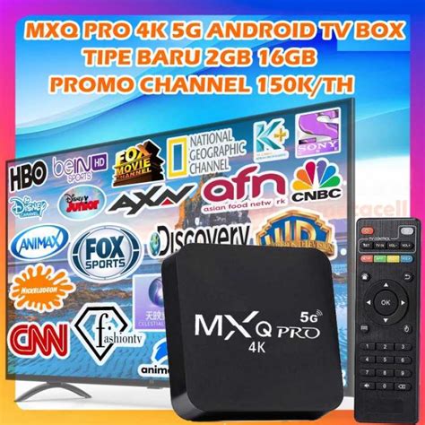 Jual Full Channel Mxq Pro 4k 5g Android Tv Smart Stb Set Top Box Dvb T2