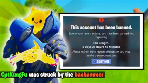 How To Get Struck By The Banhammer In Fortnite By Using Game Breaking