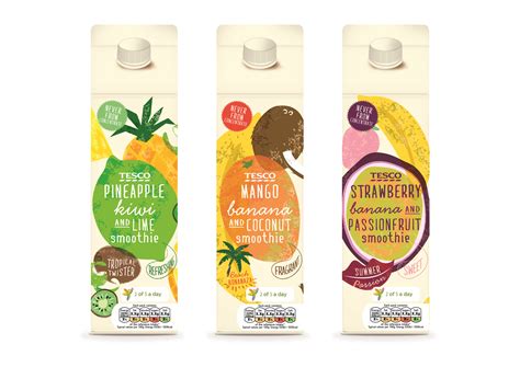 Parker Williams Creates Design For Tesco Smoothies – FAB News