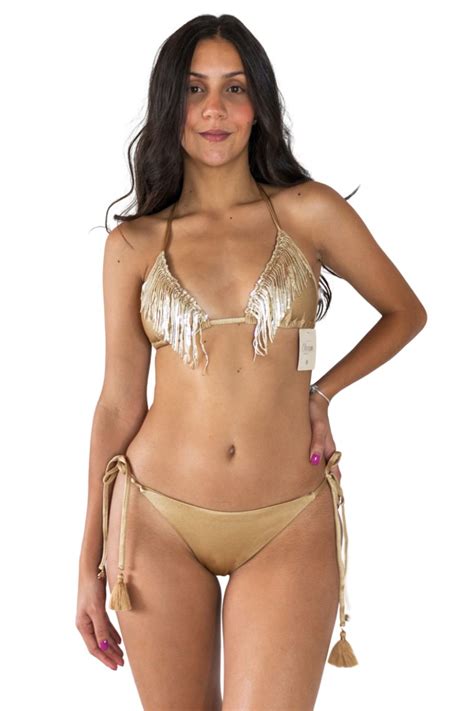 Misty Dorado Bikini Bronceador Oleaje Swimwear