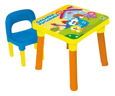 Juego de mesa y silla para niños Monte Líbano Mesa Infantil mesinha