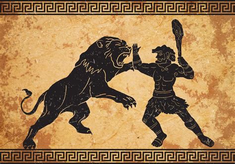 Hercules vs the Nemean Lion