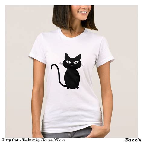 Kitty Cat T Shirt Cat Tee Shirts T Shirts For Women Cat Shirts