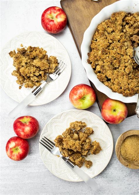 Healthy Vegan Apple Crisp Gluten Free