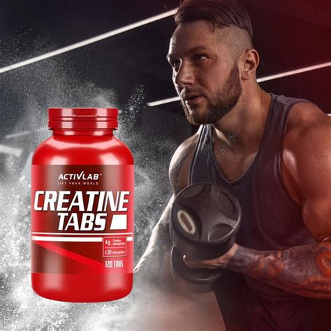 Kreatyna Monohydrat ACTIVLAB Creatine Tabs 120 tabl cena 24 90 zł