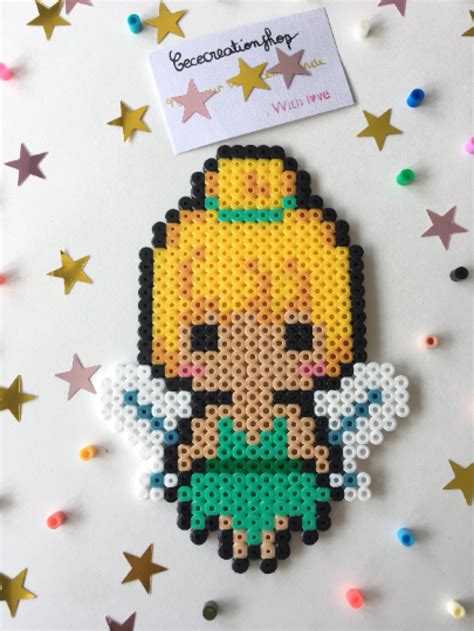 D Coration Perle Hama La F E Clochette Princesse Disney Perler Bead