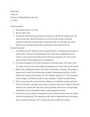 Nitration Of Methyl Benzoate Post Lab Analysis Course Hero