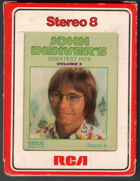 John Denver Greatest Hits Vol 2 1977 Rca A18c 8 Track Tape