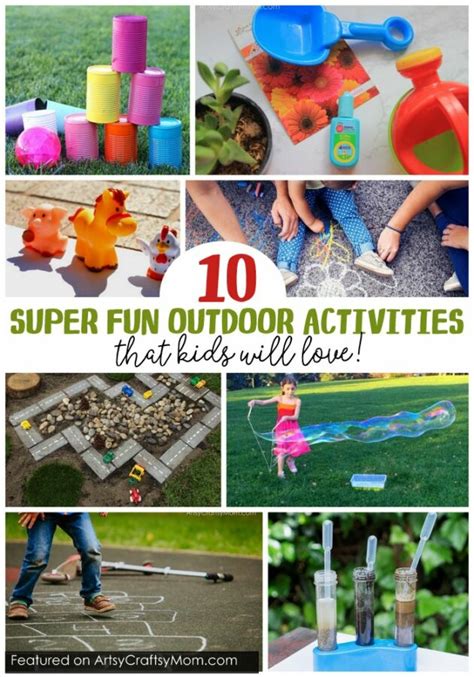 10 Super fun outdoor activities for kids they will Love To Play