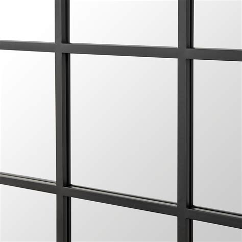 Black Window Mirror | Wall Mirror