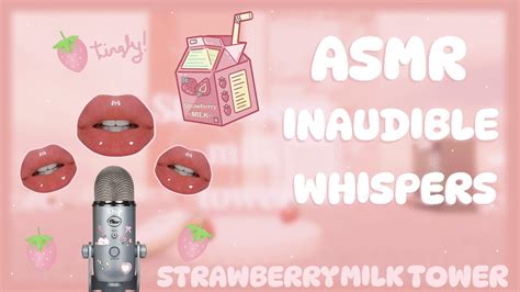 Roblox Asmr Inaudible Whispering Strawberry Milk Tower Youtube