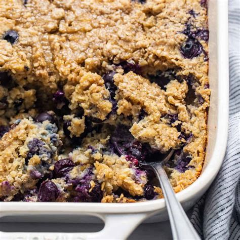 Blueberry Muffin Baked Oatmeal