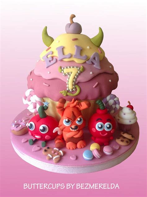 Moshi Monsters Giant Cupcake Decorated Cake By CakesDecor