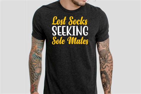 Lost Socks Seeking Sole Mates T Shirt De Graphic By FkDesign Creative