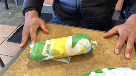 Subway Sandwich Wrapper