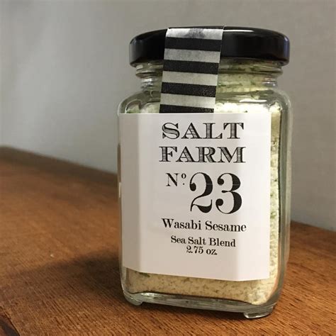 Salt Farm 23 Wasabi Sesame Sea Salt Catalina Op