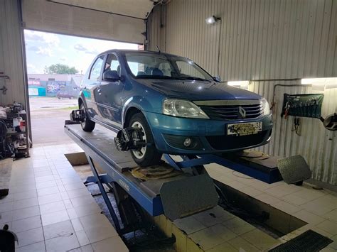 Передняя подвеска — Renault Logan (1G), 1,6 л, 2010 года | поломка | DRIVE2