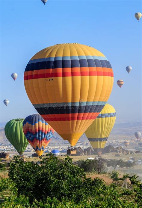 Goreme Cappadocia Turchia 10 Giugno 2018 Vista Delle Mongolfiere